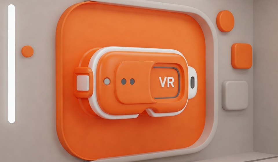 Abstrakcyjna wizualizacja 3D