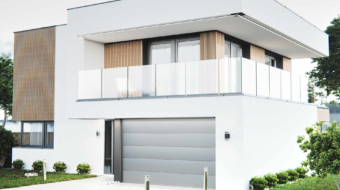 Wizualizacja architektoniczna budynku Bielsko-Biała. Fasada Frontowa Prawa